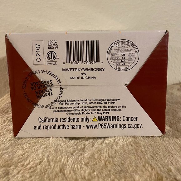 Nostalgia - MyMini Turkey Waffle Maker - Picture 5 of 6